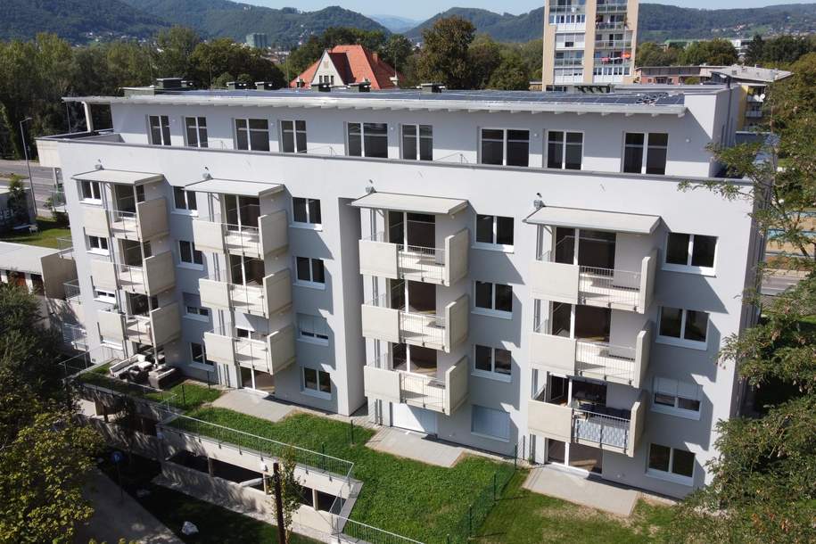 Geförderte Neubauwohnung mit großzügigem Balkon im 2. Stock, Wohnung-miete, 763,94,€, 8010 Graz(Stadt)
