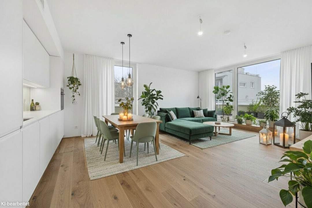 PROVISIONSFREI! Ansprechend geplante 3-Zimmer-Wohnung | Terrasse aus jedem Raum begehbar | 3 Himmelsrichtungen