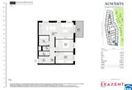 Top-Grundriss | Helle 3-Zimmer-Wohnung