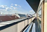 Welch grandioser Panoramablick! Großzügige drei Zimmer, mit 2 kompakten Terrassen und bester Lage!