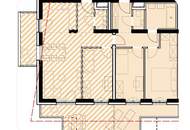 Stilvolle 4-Zimmer Wohnung und Büro mit viel Freifläche im Neubauprojekt (Top 2/47A)