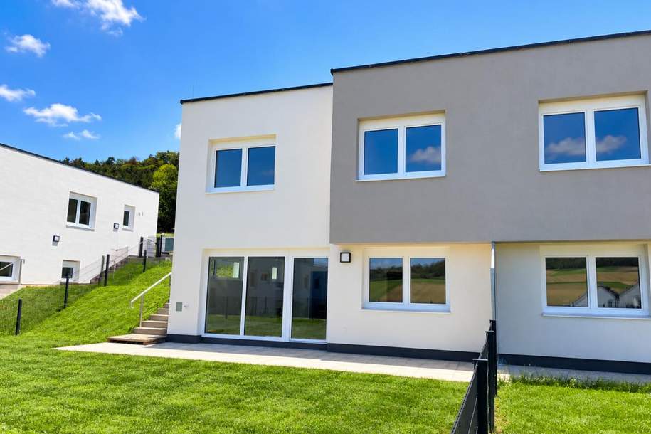 Neue 4-Zimmer-Reihenhäuser in erhöhter Lage. Provisionsfrei!, Haus-miete, 1.285,00,€, 3382 Melk