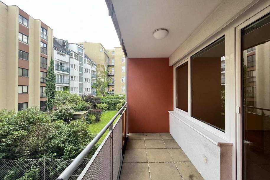 Helle 2-Zimmer-Mietwohnung mit Balkon in wunderschöner Ruhelage des 9. Bezirks!, Wohnung-miete, 1.092,23,€, 1090 Wien 9., Alsergrund