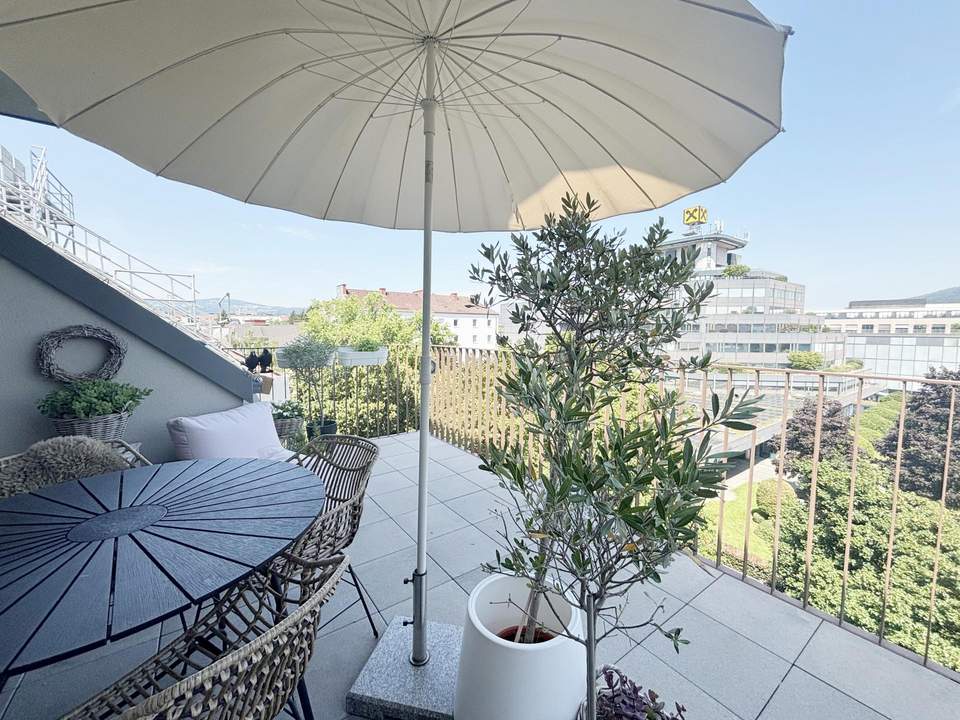 Herrliche Terrassenwohnung in zentraler Linzer Lage