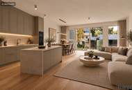 **Architektur, Design mit hochwertigen Materialien und ein durchdachter 4-Zimmer-Grundriss in einer Grünruhelage**