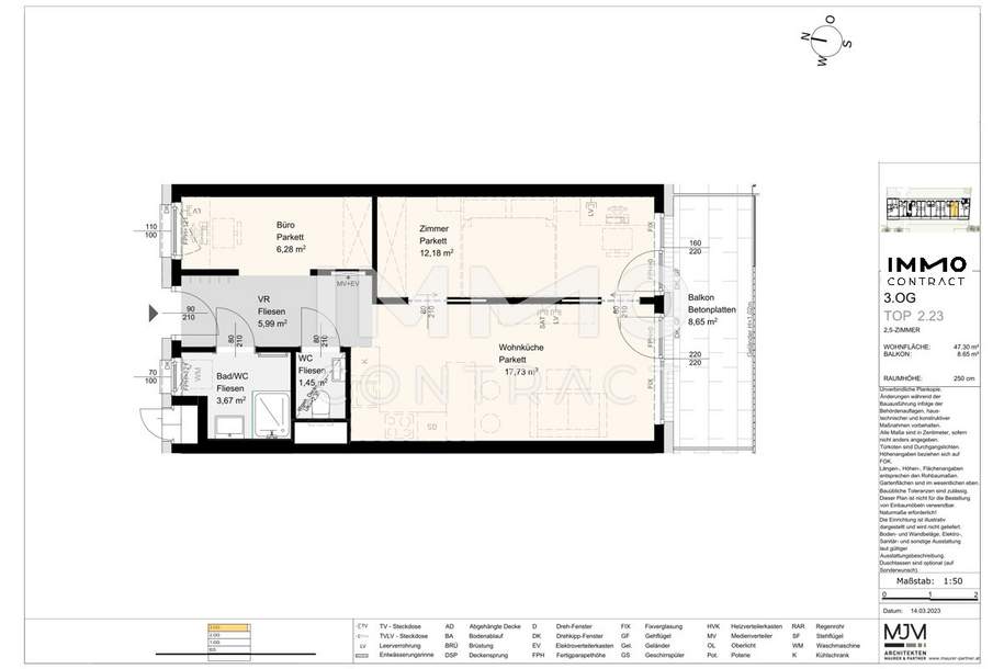Stock2Live Exklusive Wohneinheiten 42qm - 120qm in Stockerau! _fußläufig zu Schule und Bahnhof!, Wohnung-kauf, 266.000,€, 2000 Korneuburg