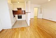 FERNBLICK, TERRASSENHIT, 61 m2 Dachgeschoß mit 48 m2 Terrasse, Wohnküche, 1 Zimmer, Wannenbad, Parketten, Holbeingasse