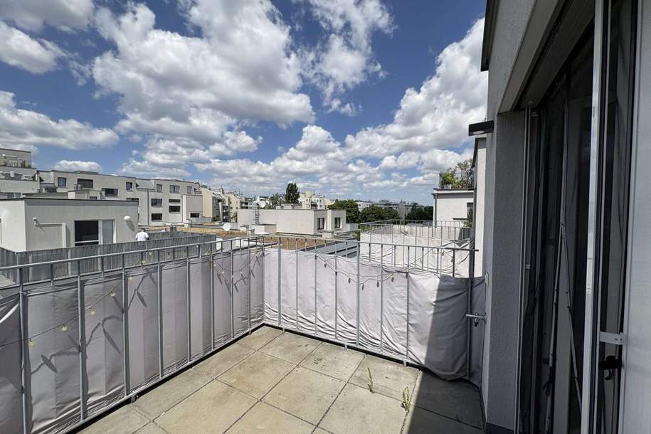 Moderne, klimatisierte 2-Zimmer-Dachgeschosswohnung mit Terrasse - in der Koloniestraße, Wohnung-miete, 989,01,€, 1210 Wien 22., Donaustadt