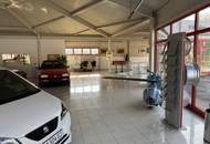 Gepflegte Auto-Verkaufshalle in Spielfeld: 330m² plus 776m² Freifläche für 2.200€ netto/Monat – optimale Lage!