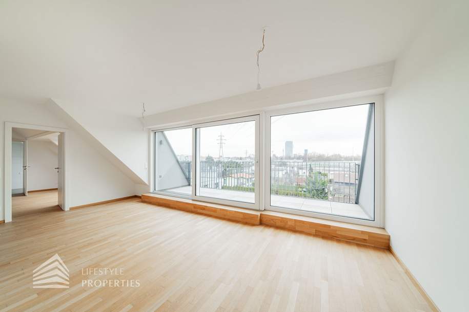 Moderne 2-Zimmer Dachgeschosswohnung mit Terrasse, Nähe Floridsdorfer Aupark, Wohnung-kauf, 299.166,€, 1210 Wien 21., Floridsdorf