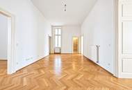 WIEN (ER-)LEBEN | Topsanierte Stilaltbauwohnung bei der alten Börse | 4 Zimmer (davon 2 hofseitig) &amp; 2 Bäder | ab sofort