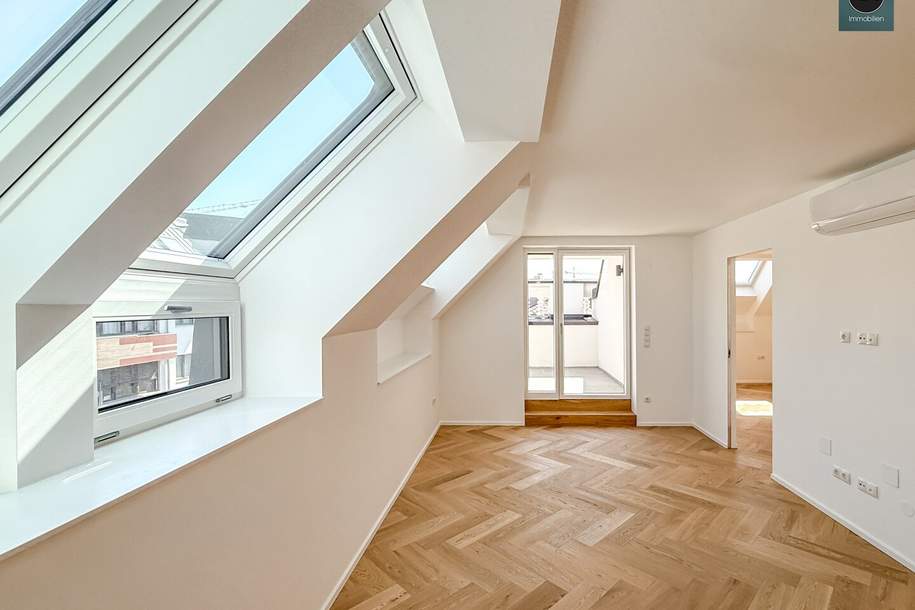 Elevate 1090 – Erstbezug: Luxus Dachgeschoss - Wohnung (klimatisiert) mit Terrasse nahe U6 Alser Straße, AKH!, Wohnung-kauf, 649.000,€, 1090 Wien 9., Alsergrund