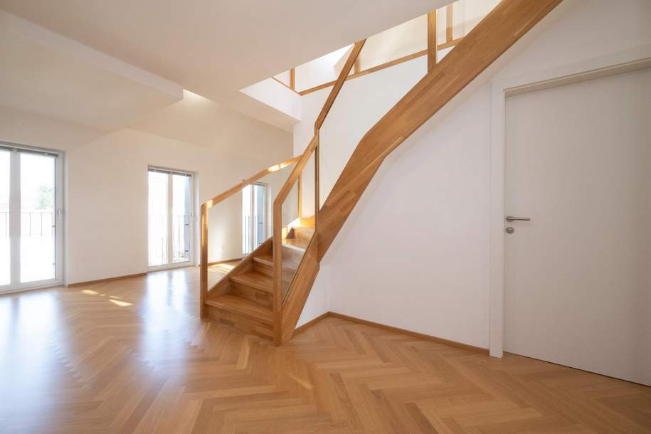 TRADITION TRIFFT MODERNE – EINZIGARTIGES WOHNJUWEL – ZENTRUM VON STEYR! Exklusives Wohnen über zwei Etagen mit traumhafter Dachterrasse!, Wohnung-miete, 1.938,91,€, 4400 Steyr(Stadt)