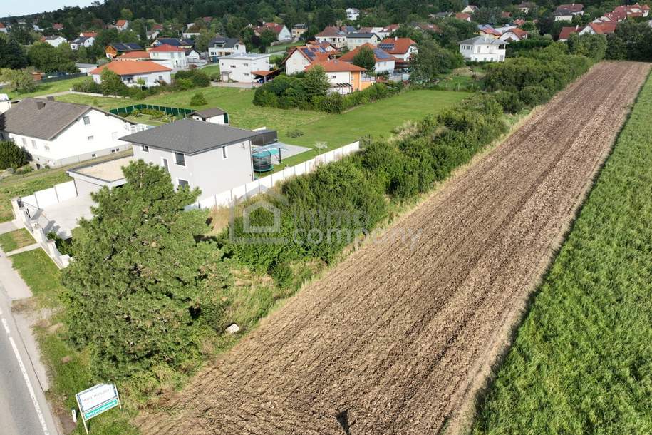 So gut wie keine Nachbarn neben dir - lässiges Grundstück in Mannersdorf/Leithagebirge zu verkaufen!, Grund und Boden-kauf, 209.000,€, 2452 Bruck an der Leitha