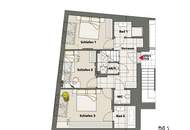 ZUR SCHÖNEN AGNES – Erstbezug: 4-Zimmer-Dachgeschoss-Maisonette mit Balkon &amp; Terrasse im grünen Sievering – PROVISIONSFREI