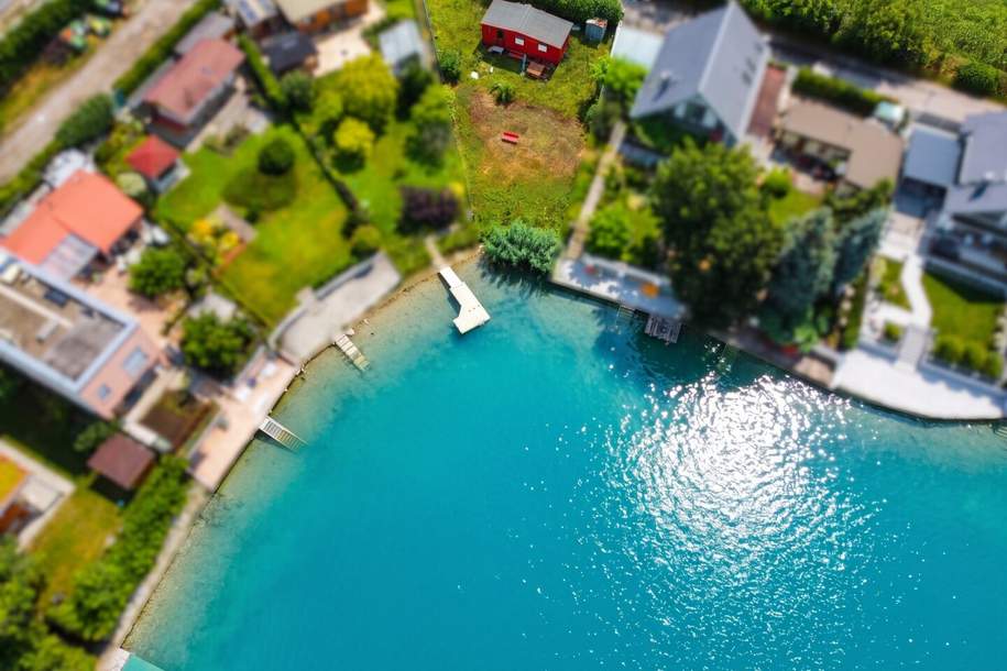 Olé, Olé wir bauen am See! Baugrundstück mit eigenem und direktem Seezugang nur 10 Minuten von Wiengrenze entfernt, Grund und Boden-kauf, 499.000,€, 2100 Korneuburg