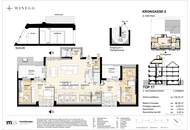 PENTHOUSE mit traumhafter DACHTERRASSE! Geschmackvoller 3-Zimmer-Erstbezug mit direktem Liftzugang