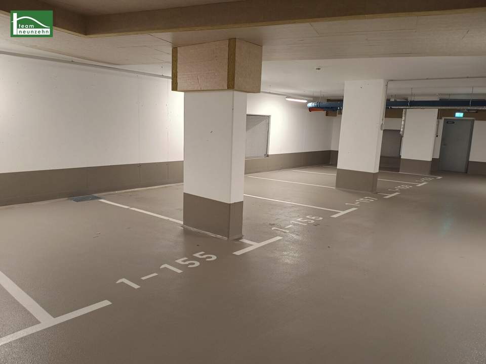 2 Monate hauptmietzinsfrei bei Anmietung für 1 Jahr! Unbesorgt parken - großzügiger PKW Tiefgaragenstellplatz im Steingötterhof nahe Traisenpark