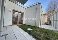 Hofseitige Gartenwohnung mit zwei sonnigen Terrassen &amp; zwei Bädern – Erstbezug BEIM DONAUUFER