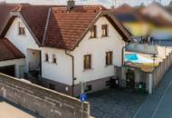 großzügiges, klimatisiertes Familienhaus mit Swimmingpool, Garten & Garage in Bruck an der Leitha