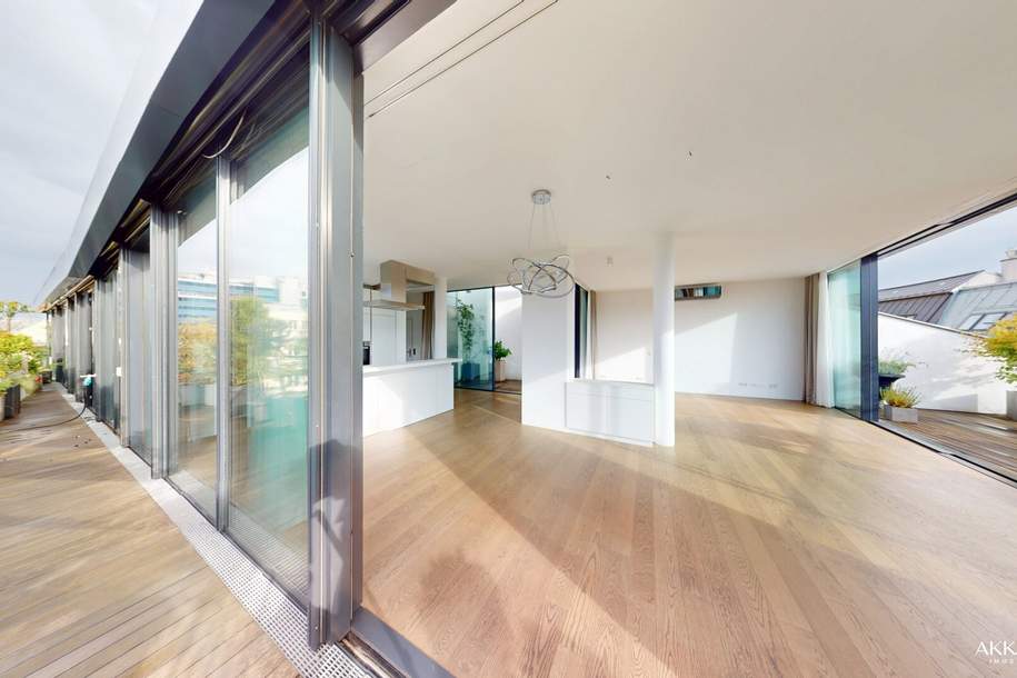 Exklusive Penthouse in Toplage mit großzügigen Terrassenflächen, Wohnung-miete, 4.716,31,€, 1040 Wien 4., Wieden