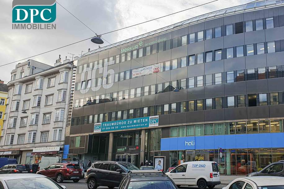 DPC | Modernes Büro auf der Wiedner Hauptstraße, Gewerbeobjekt-miete, 9.677,82,€, 1050 Wien 5., Margareten