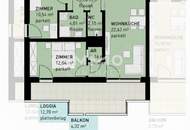 Charmante 3-Zimmer wohnung mit Balkon &amp; U-Bahn nähe -Erstbezug