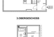 INNSTASSE, gepflegte 87 Neubau-Maisonette, 2 Zimmer, Komplettküche, Wannenbad, Parketten, 4. Liftstock