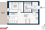 SMART WOHNEN in 2-Zimmerwohnung MIT großzügigem Balkon