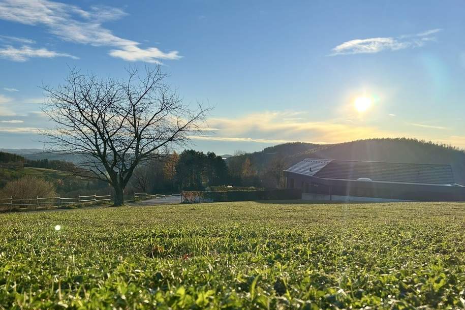 BEREITS 2 VON 4 VERKAUFT! Sonnige Aussichten garantiert – ein Grundstück für Ihr Traumhaus! Idyllisch &amp; unvergleichlich! Vereinbaren Sie gleich Ihren Besichtigungstermin!, Grund und Boden-kauf, 499.000,€, 8045 Graz-Umgebung
