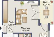 2 Zimmer Wohnung mit Balkon - Erstbezug