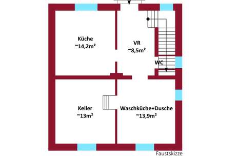 Einfamilienhaus | Entwicklungspotenzial | Gestaltungsfreiheit | Großzügig, Haus-kauf, 399.000,€, 2440 Baden
