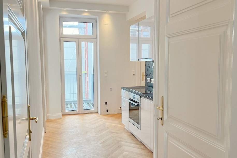 Erstbezug! sanierte Altbau-Wohnung mit Balkon!, Wohnung-kauf, 260.000,€, 1190 Wien 19., Döbling