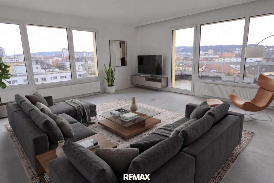 Penthouse-Wohnung im Herzen von Linz!, Wohnung-kauf, 399.000,€, 4020 Linz(Stadt)