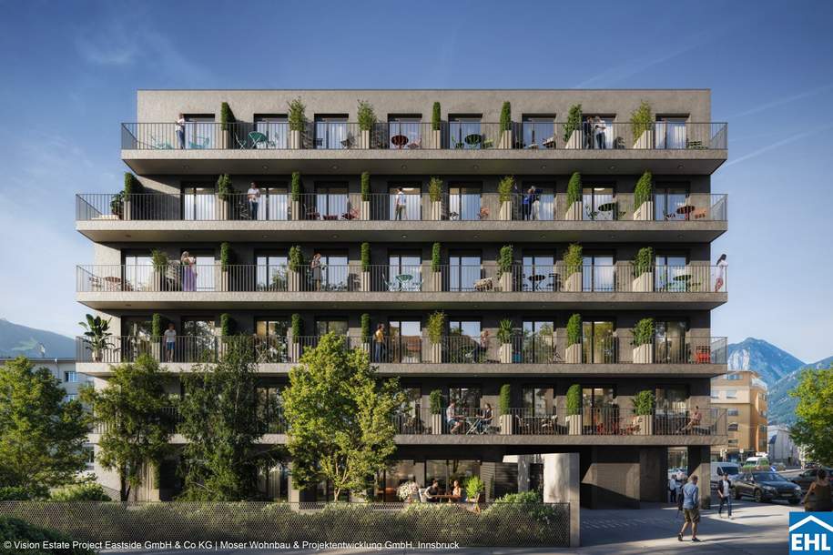 Architektur der Zukunft. Investment mit Fundament., Wohnung-kauf, 121.780,€, 6020 Innsbruck-Stadt