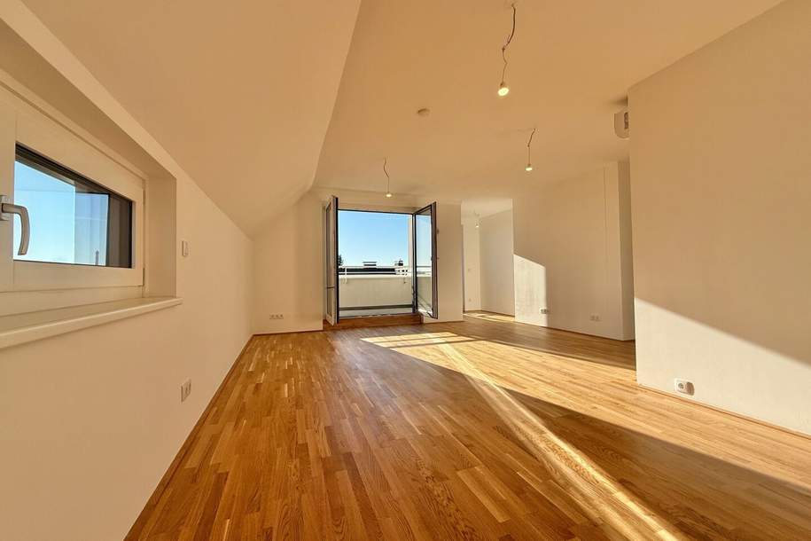 BEZUGSFERTIG I Nähe Mühlwasser I Klimaaktiv-zertifiziert I Tiefgarage I Wärmepumpe I Fußbodenheizung &amp; Kühlung I PV-Anlage, Wohnung-kauf, 284.200,€, 1220 Wien 22., Donaustadt