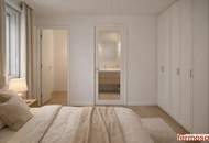 Helle 4-Zimmer-Wohnung (ca. 93 m²) mit Loggia und Parkblick. Master-Schlafzimmer mit eigenem Badezimmer.