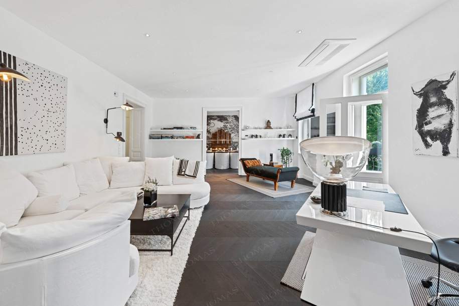 Luxuriöse, komplett möblierte Designerwohnung mit Balkon in Bestlage Döbling – barrierefrei &amp; bezugsfertig, Wohnung-miete, 4.500,00,€, 1190 Wien 19., Döbling