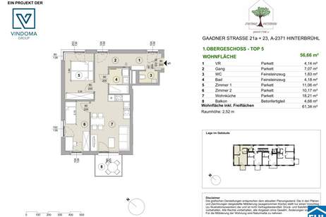 Willkommen in Hinterbrühl: Modernes Investment trifft auf malerische Hinterbrühl, Wohnung-kauf, 298.805,€, 2371 Mödling