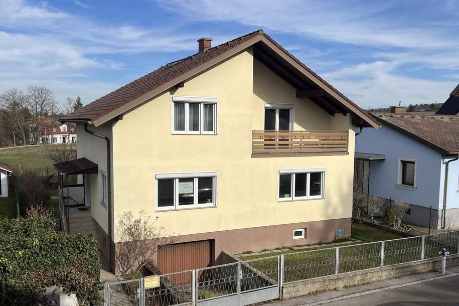 LIEBEVOLLES EIN- BZW. MEHRFAMILIENHAUS IN TRAUMHAFTER WOHNLAGE MIT HERRLICHEM FERNBLICK DIREKT AN FELDER DER REGION ANGRENZEND, Haus-kauf, 690.000,€, 2102 Korneuburg