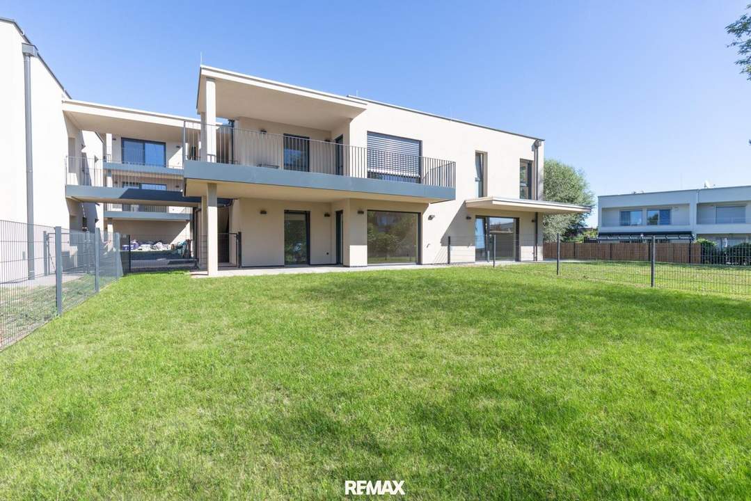 Stilvolles Wohnen in Graz: Neubau mit Garten & sonniger Terrasse