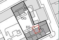 / TERRASSE / 1 ZIMMER / GARTEN / BEZIEHBAR AB 1.10.2026 / NACH INNENHOF AUSGERICHTET / PROVISIONSFREI