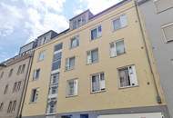 HILSCHERGASSE, U6-NÄHE, sonnige 58 m2 Neubau mit 3 m2 Balkon, Wohnküche, 2 Zimmer, Wannenbad, Ruhelage