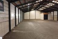Industrie- / Werkshalle in St. Valentin - 1268 m² zur Miete für Ihre Geschäftsideen, zzgl. überdachte Freifläche 282 m²