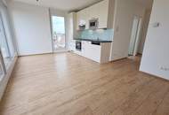 GRÜNBLICK, RUHELAGE, sonniges 46 m2 Dachgeschoß mit 20 m2 Terrasse, 2 Zimmer, Komplettküche, Wannenbad, Lavendelweg