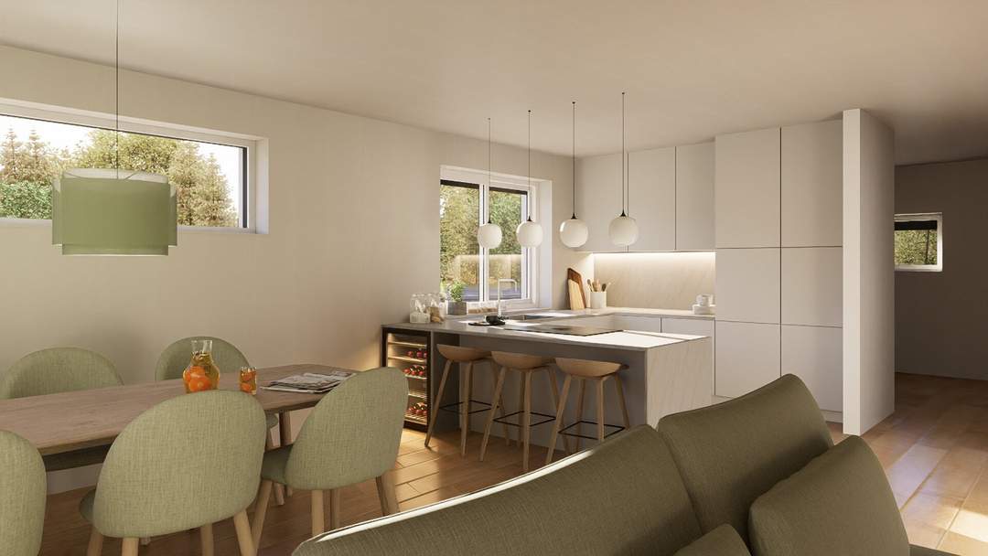 Moderne Doppelhaushälfte in Pottendorf – Erstbezug, 4 Zimmer, Garten, Terrasse, 2 Stellplätze! *PROVISION BEZAHLT DER ABGEBER*