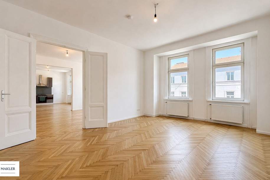Stilvolle Altbauwohnung im 5. Bezirk, Kleinobjekte-kauf, 890.000,€, 1050 Wien 5., Margareten