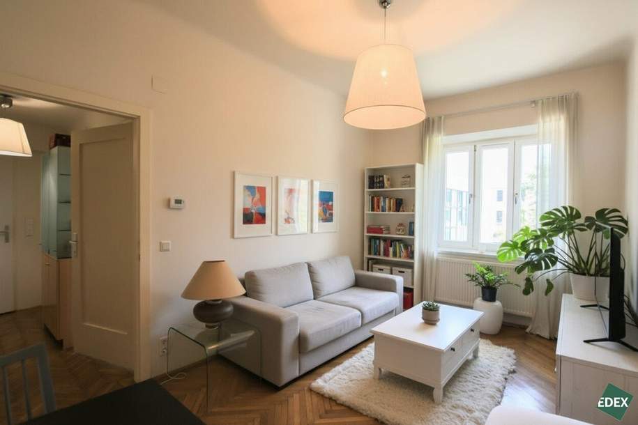 Charmante 2-Zimmer-Altbauwohnung in ruhiger Lage zwischen Rochusmarkt und Donaukanal, Wohnung-kauf, 285.000,€, 1030 Wien 3., Landstraße