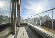 BEIM DONAUUFER: Klimatisierte 3-Zimmer-Dachgeschosswohnung mit sonnigem Glasbalkon