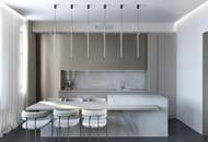 Leben im Alsergrund – Hochwertig sanierte Altbauwohnung mit Terrasse mit Designer-Möblierung und -Küche